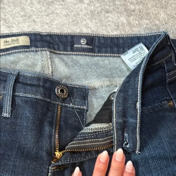 π₯ AG JEANS β THE STILT CIGARETTE LEG β SIZE 25R β RICH DARK WASH π₯ - Picture 10 of 14